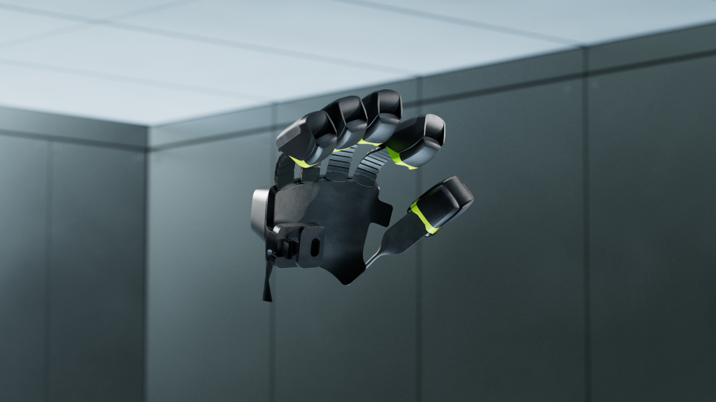 Weart TouchDIVER Pro haptic glove for XR Human Augmentation