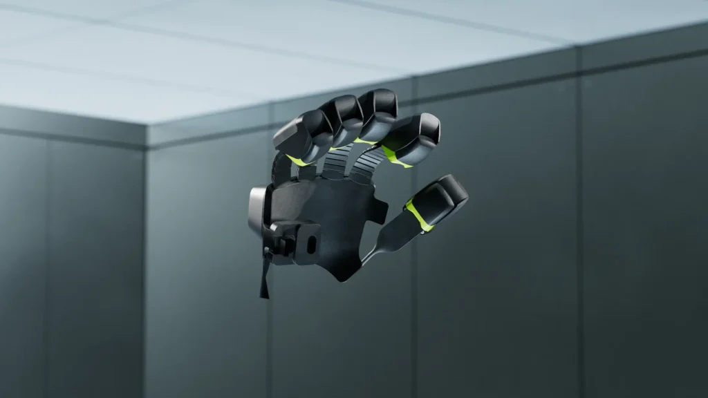 Guanto aptico Weart TouchDIVER Pro per esperienze XR di Human Augmentation