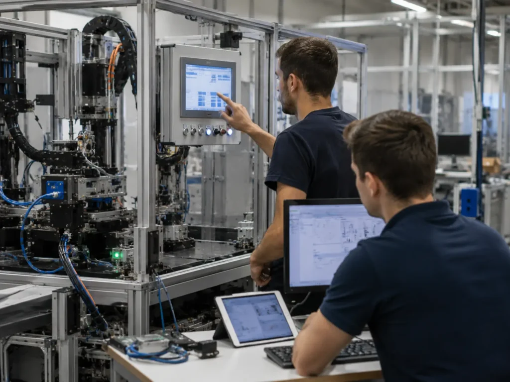 Integrazione tra dati, macchine e operatori nei processi aziendali industriali